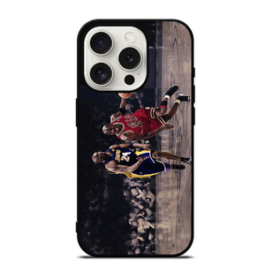 KOBE BRYANT VS MICHAEL JORDAN iPhone 15 Pro Case KOBE BRYANT VS MICHAEL JORDAN iPhone 15 Pro Case