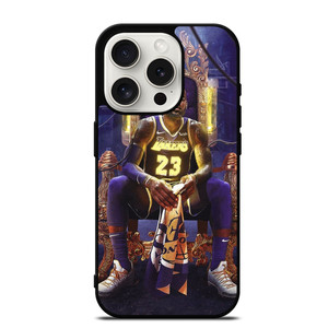 LEBRON JAMES LAKERS KING SITDOWN iPhone 15 Pro Case LEBRON JAMES LAKERS KING SITDOWN iPhone 15 Pro Case