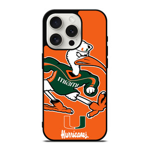 MIAMI HURRICANES FOOTBALL MASCOT iPhone 15 Pro Case