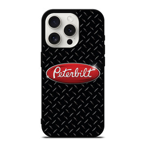 PETERBILT TRUCK PLATE BLACK iPhone 15 Pro Case PETERBILT TRUCK PLATE BLACK iPhone 15 Pro Case