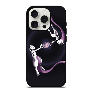 POKEMON MEWTWO MEW ART iPhone 15 Pro Case