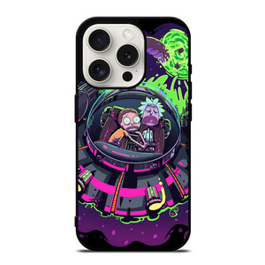 RICK AND MORTY UFO ART iPhone 15 Pro Case RICK AND MORTY UFO ART iPhone 15 Pro Case