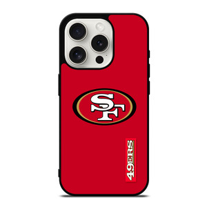 SAN FRANCISCO 49ERS SF FOOTBALL LOGO iPhone 15 Pro Case