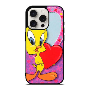 TWEETY BIRD LOVE LOONEY TUNES iPhone 15 Pro Case TWEETY BIRD LOVE LOONEY TUNES iPhone 15 Pro Case