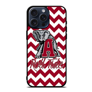 ALABAMA CRIMSON TIDE STRIP ROLL iPhone 15 Pro Max Case