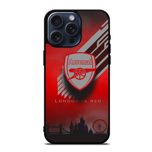 ARSENAL FC STRIPS iPhone 15 Pro Max Case ARSENAL FC STRIPS iPhone 15 Pro Max Case
