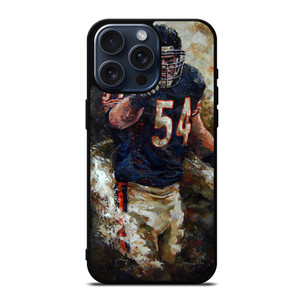 ART BRIAN URLACHER CHICAGO BEARS iPhone 15 Pro Max Case