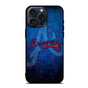 ATLANTA BRAVES A BASEBALL LOGO iPhone 15 Pro Max Case ATLANTA BRAVES A BASEBALL LOGO iPhone 15 Pro Max Case