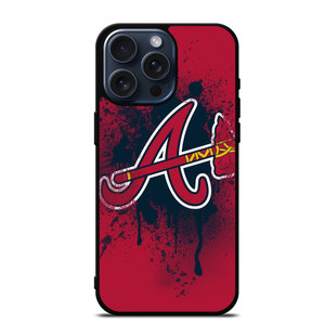 ATLANTA BRAVES MLB LOGO INITIAL iPhone 15 Pro Max Case ATLANTA BRAVES MLB LOGO INITIAL iPhone 15 Pro Max Case