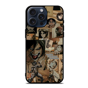 ATTACK ON TITAN WAR ANIME MANGA iPhone 15 Pro Max Case