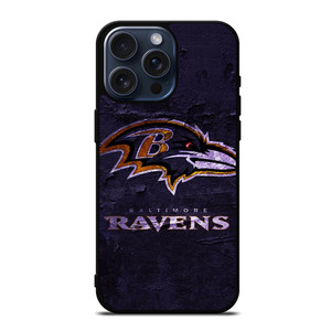 BALTIMORE RAVENS LOGO SKETCH iPhone 15 Pro Max Case BALTIMORE RAVENS LOGO SKETCH iPhone 15 Pro Max Case