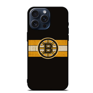 BOSTON BRUINS HOECKY TEAM EMBLEM iPhone 15 Pro Max Case