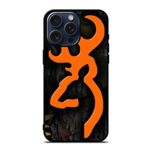 CAMO BROWNING ORANGE iPhone 15 Pro Max Case CAMO BROWNING ORANGE iPhone 15 Pro Max Case