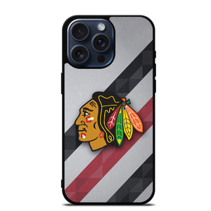CHICAGO BLACK HAWKS NHL HOCKEY TEAM LOGO iPhone 15 Pro Max Case