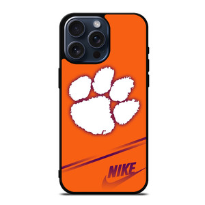 CLEMSON TIGERS FOOTBALL LOGO NIKE iPhone 15 Pro Max Case CLEMSON TIGERS FOOTBALL LOGO NIKE iPhone 15 Pro Max Case