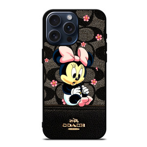 COACH NEW YORK LOGO BABY MINNIE MOUSE iPhone 15 Pro Max Case COACH NEW YORK LOGO BABY MINNIE MOUSE iPhone 15 Pro Max Case