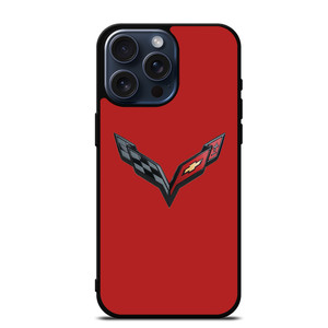 CORVETTE STINGRAY CHEVY RED iPhone 15 Pro Max Case