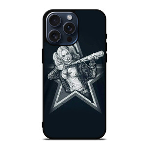 DALLAS COWBOYS HARLEY QUINN iPhone 15 Pro Max Case DALLAS COWBOYS HARLEY QUINN iPhone 15 Pro Max Case