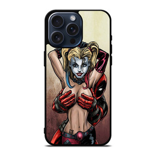 DEADPOOL AND HARLEY QUINN iPhone 15 Pro Max Case DEADPOOL AND HARLEY QUINN iPhone 15 Pro Max Case