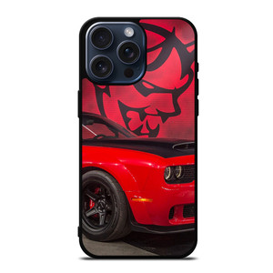 DODGE CAR DEMON LOGO RED iPhone 15 Pro Max Case DODGE CAR DEMON LOGO RED iPhone 15 Pro Max Case