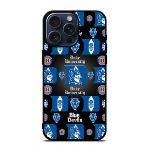 DUKE BLUE DEVILS LOGO BASKETBALL COLLAGE iPhone 15 Pro Max Case DUKE BLUE DEVILS LOGO BASKETBALL COLLAGE iPhone 15 Pro Max Case