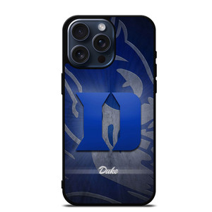 DUKE BLUE DEVILS LOGO UNIVERSITY BASKETBALL iPhone 15 Pro Max Case