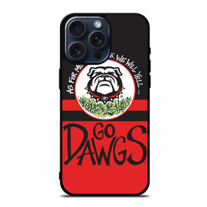 GEORGIA BULLDOGS DAWGS STRIP iPhone 15 Pro Max Case GEORGIA BULLDOGS DAWGS STRIP iPhone 15 Pro Max Case