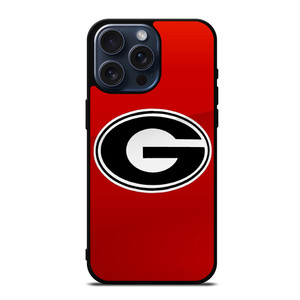 GEORGIA BULLDOGS INITIAL iPhone 15 Pro Max Case GEORGIA BULLDOGS INITIAL iPhone 15 Pro Max Case
