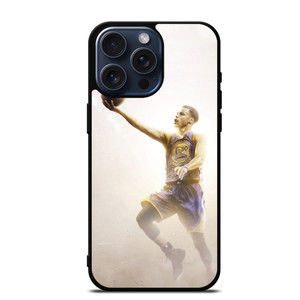 GOLDEN STATE WARRIORS STEPHEN CURRY LAY UP iPhone 15 Pro Max Case