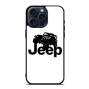 JEEP BLACK LOGO iPhone 15 Pro Max Case JEEP BLACK LOGO iPhone 15 Pro Max Case