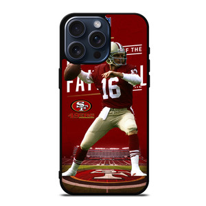 JOE MONTANA 16 SF SAN FRANCISCO 49ERS iPhone 15 Pro Max Case