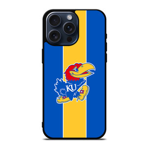 KANSAS JAYHAWKS STRIPS iPhone 15 Pro Max Case KANSAS JAYHAWKS STRIPS iPhone 15 Pro Max Case