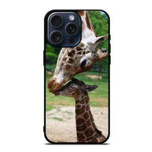 MOM AND BABY GIRAFFE iPhone 15 Pro Max Case MOM AND BABY GIRAFFE iPhone 15 Pro Max Case