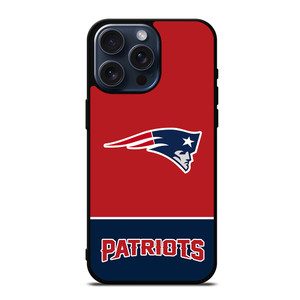NEW ENGLAND PATRIOTS STRIPS FOOTBALL LOGO iPhone 15 Pro Max Case