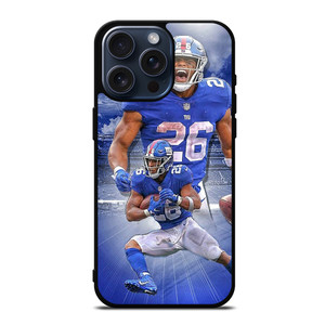 NEW YORK GIANTS SAQUON BARKLEY SCREAM iPhone 15 Pro Max Case NEW YORK GIANTS SAQUON BARKLEY SCREAM iPhone 15 Pro Max Case
