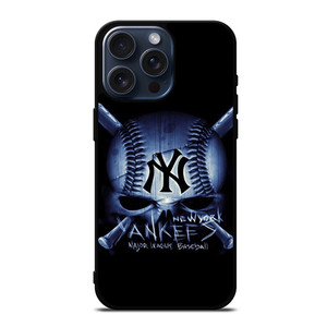 NEW YORK YANKEES BASEBALL SKULL iPhone 15 Pro Max Case