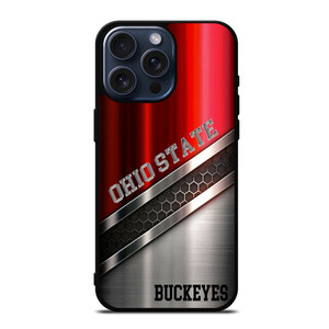 OHIO STATE BUCKEYES LOGO FOOTBALL TEAM iPhone 15 Pro Max Case OHIO STATE BUCKEYES LOGO FOOTBALL TEAM iPhone 15 Pro Max Case