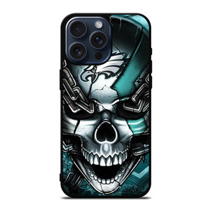 PHILADELPHIA EAGLES SKULL LOGO iPhone 15 Pro Max Case PHILADELPHIA EAGLES SKULL LOGO iPhone 15 Pro Max Case