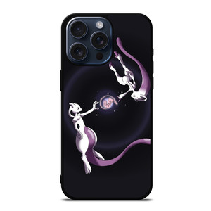 POKEMON MEWTWO MEW ART iPhone 15 Pro Max Case
