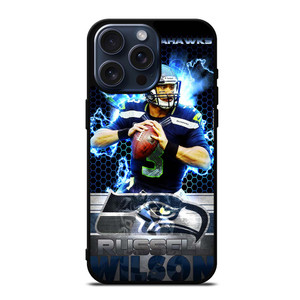 RUSSELL WILSON SEATTLE SEAHAWKS NFL iPhone 15 Pro Max Case RUSSELL WILSON SEATTLE SEAHAWKS NFL iPhone 15 Pro Max Case