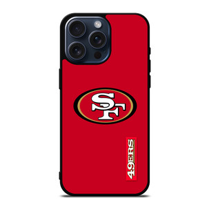 SAN FRANCISCO 49ERS SF FOOTBALL LOGO iPhone 15 Pro Max Case