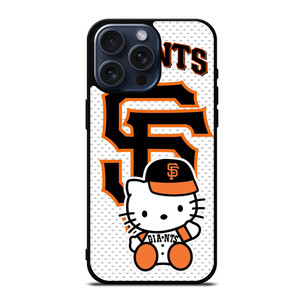 SAN FRANCISCO GIANTS MLB HELLO KITTY iPhone 15 Pro Max Case