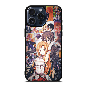 SWORD ART ONLINE KIRITO AND ASUNA LOVE iPhone 15 Pro Max Case SWORD ART ONLINE KIRITO AND ASUNA LOVE iPhone 15 Pro Max Case