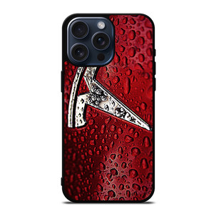 TESLA RED WATER EMBLEM iPhone 15 Pro Max Case TESLA RED WATER EMBLEM iPhone 15 Pro Max Case