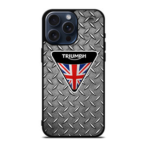 TRIUMPH MOTORCYCLE EMBLEM iPhone 15 Pro Max Case TRIUMPH MOTORCYCLE EMBLEM iPhone 15 Pro Max Case