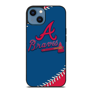 ATLANTA BRAVES ICON BALL BASEBALL iPhone 14 Case