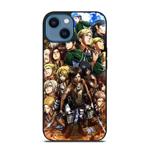 ATTACK ON TITAN ALL CHARACTERS iPhone 14 Case
