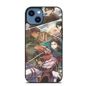 ATTACK ON TITAN LEVI ACKERMAN ANIME iPhone 14 Case