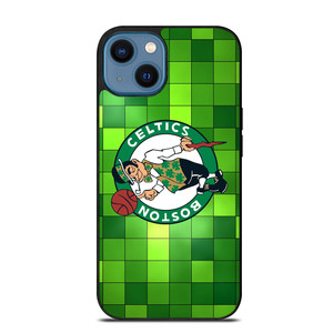 BOSTON CELTICS BASKETBALL SQUARE LOGO iPhone 14 Case