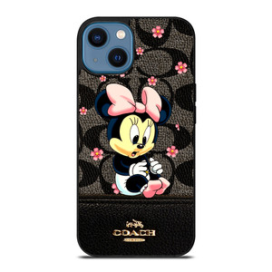 COACH NEW YORK LOGO BABY MINNIE MOUSE iPhone 14 Case COACH NEW YORK LOGO BABY MINNIE MOUSE iPhone 14 Case